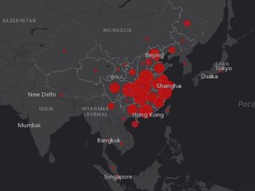 Coronavírus: mapa mostra em tempo real países afetados