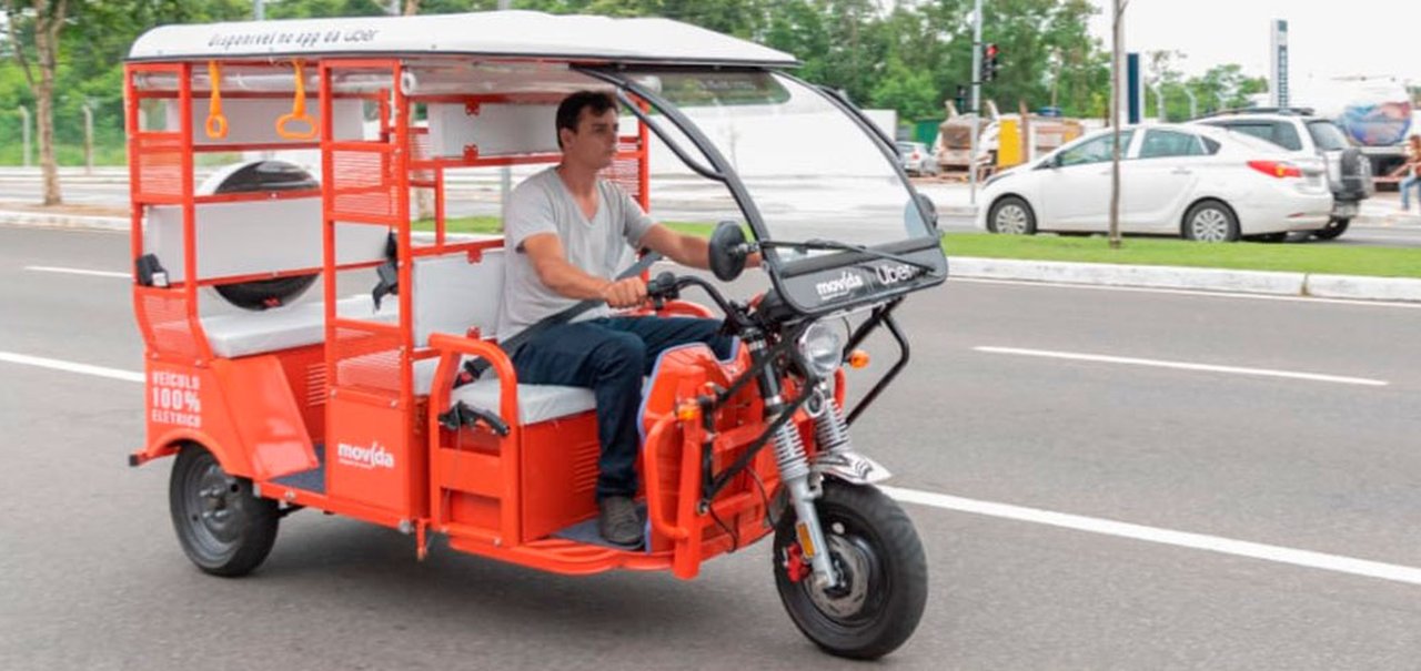 Uber agora oferece corridas de Tuk-tuk no Brasil