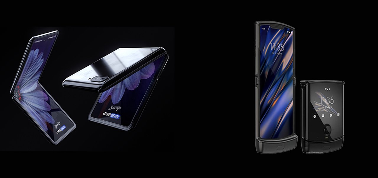 Samsung Galaxy Z Flip x Moto Razr: qual o mais rápido e barato?