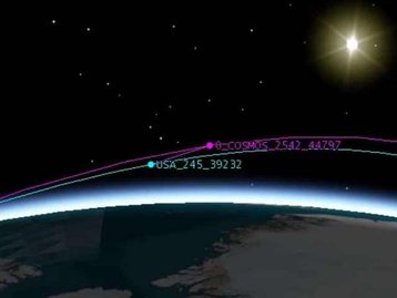 Satélites dos EUA e da Rússia brincam de gato e rato no espaço