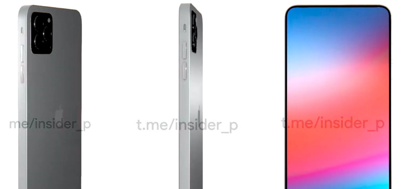 Vídeo imagina iPhone 12 com tela sem notch e design 'retrô'