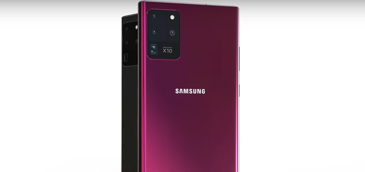 Samsung Galaxy Note 20 aparece em vídeo conceito impressionante