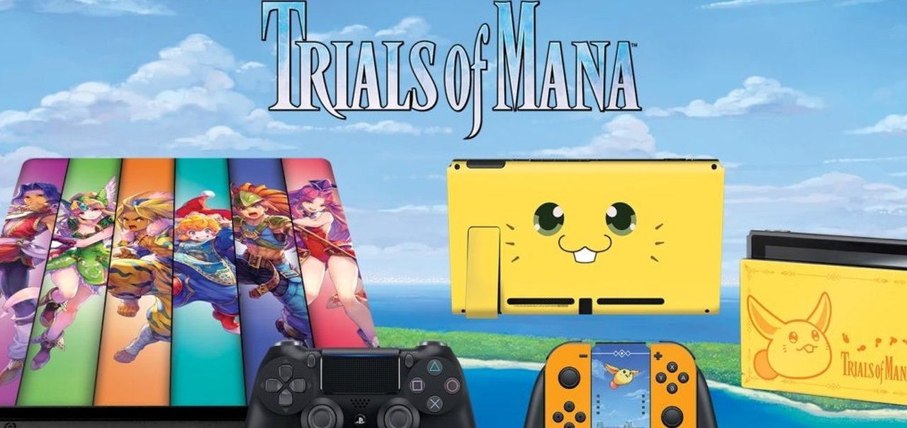 Trials of Mana: Square Enix cria Switch e PS4 personalizados