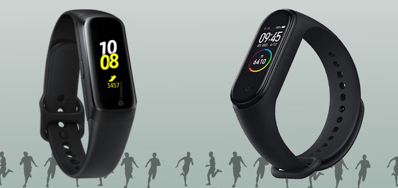 Xiaomi Mi Band 4 ou Samsung Galaxy Fit E? Escolha qual comprar