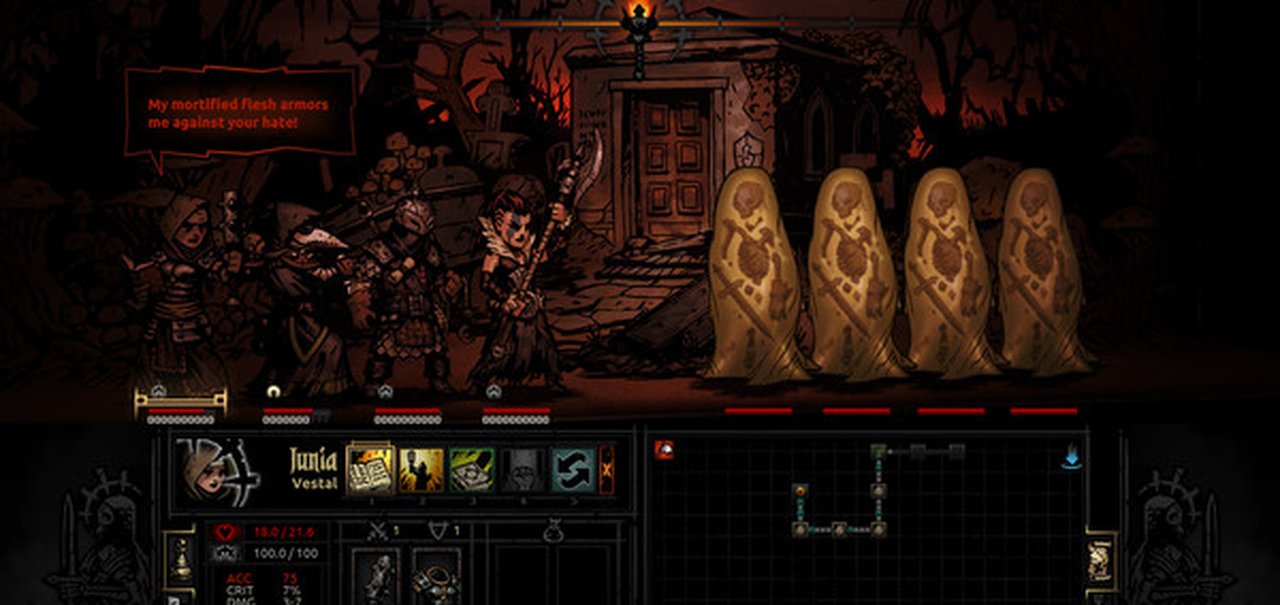 Darkest Dungeon recebe modo PvP com o DLC Butcher`s Circus