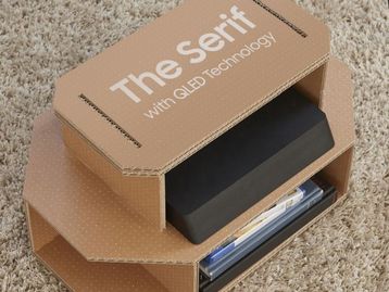 Samsung lança caixas ecológicas para a sua linha de TVs Lifestyle