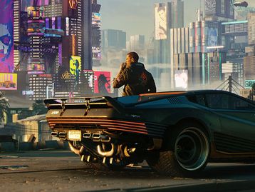 Microsoft revela Xbox One X com tema Cyberpunk 2077