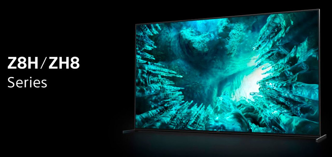 Novas TVs 8K e 4K da Sony chegam com preços até US$ 10 mil