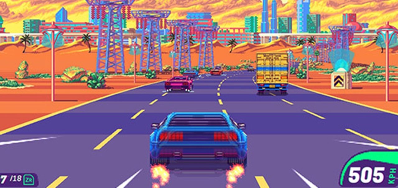 80’s Overdrive leva corridas retrô ao Switch em maio