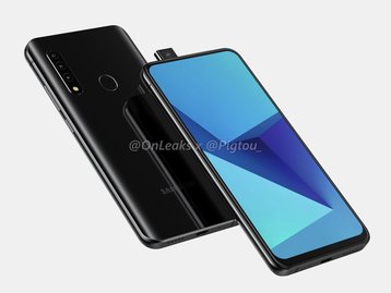 Celular da Samsung com câmera pop-up tem fotos divulgadas