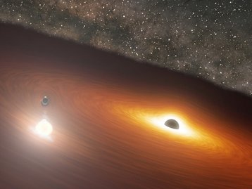 Dança de buracos negros confirma teorias de Einstein e Hawking