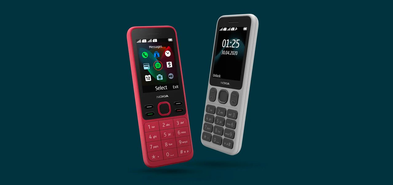 Nokia 125 e 150 são lançados por US$ 24 com câmera VGA