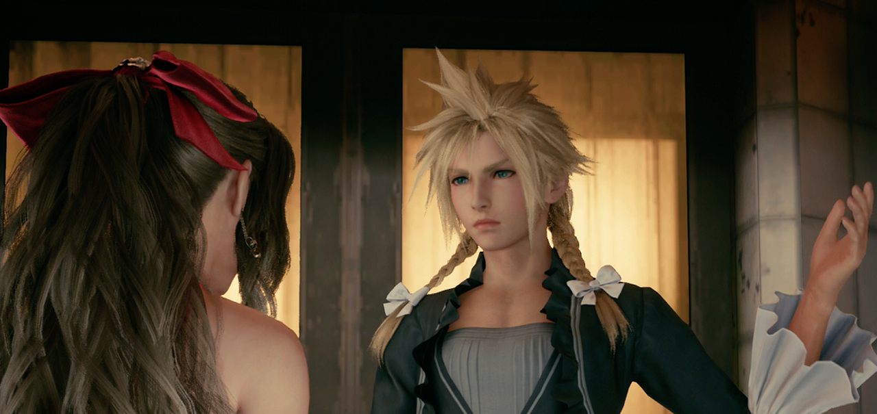 Final Fantasy VII Remake: que tal jogar com Cloud de vestido o game todo?