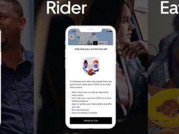 Motoristas do Uber terão que tirar selfie com máscara para dirigir