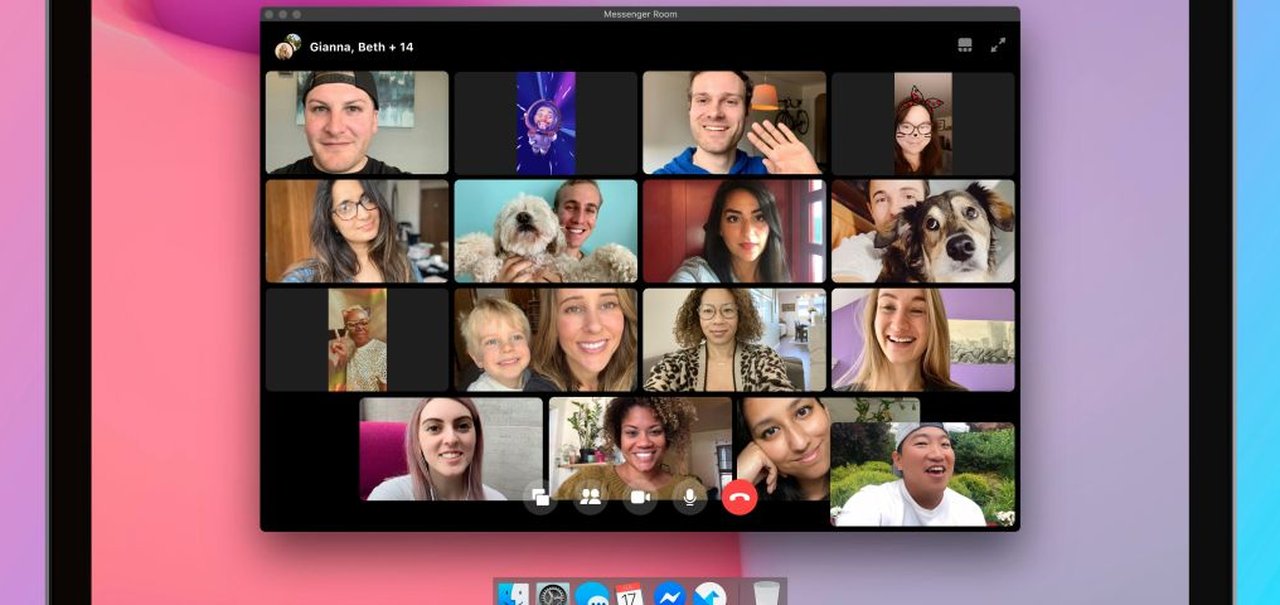 Facebook Messenger começa a liberar videochamadas para 50 pessoas