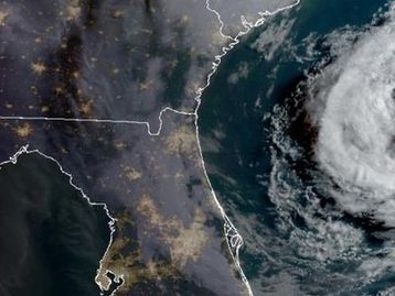 Satélites registram a 1ª tempestade tropical da temporada nos EUA