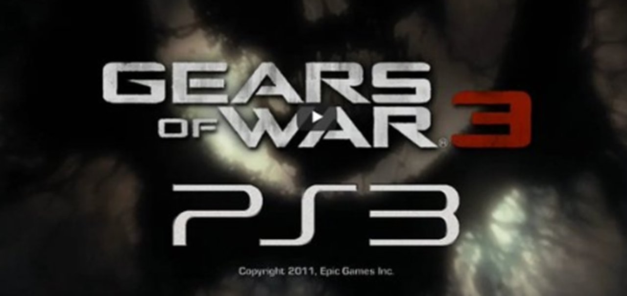 Build antiga e oficial de Gears of War 3 rodando no PS3 aparece na rede