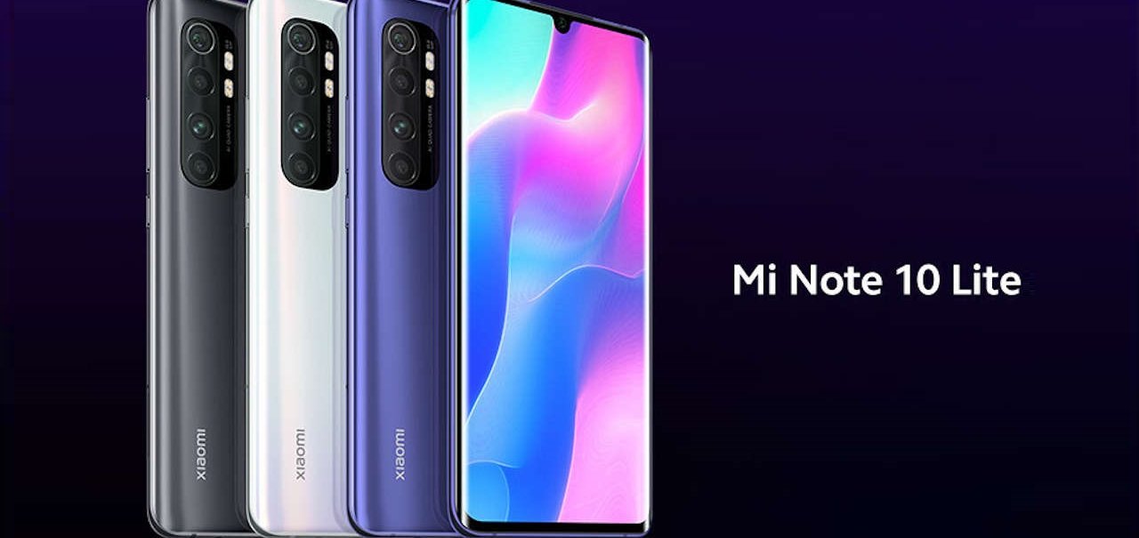 Xiaomi Mi Note 10 Lite está chegando ao Brasil