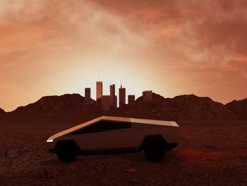 Comercial mostra Tesla Cybertruck rodando em Marte
