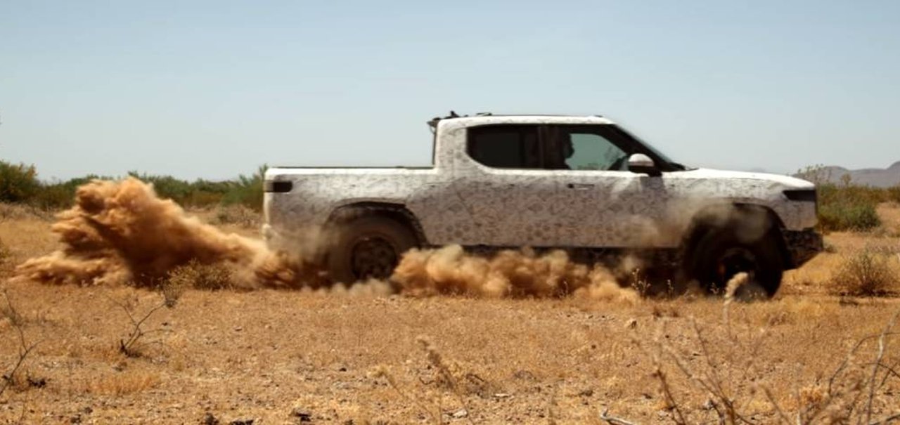 Veja como uma caminhonete elétrica se sai em estradas de terra