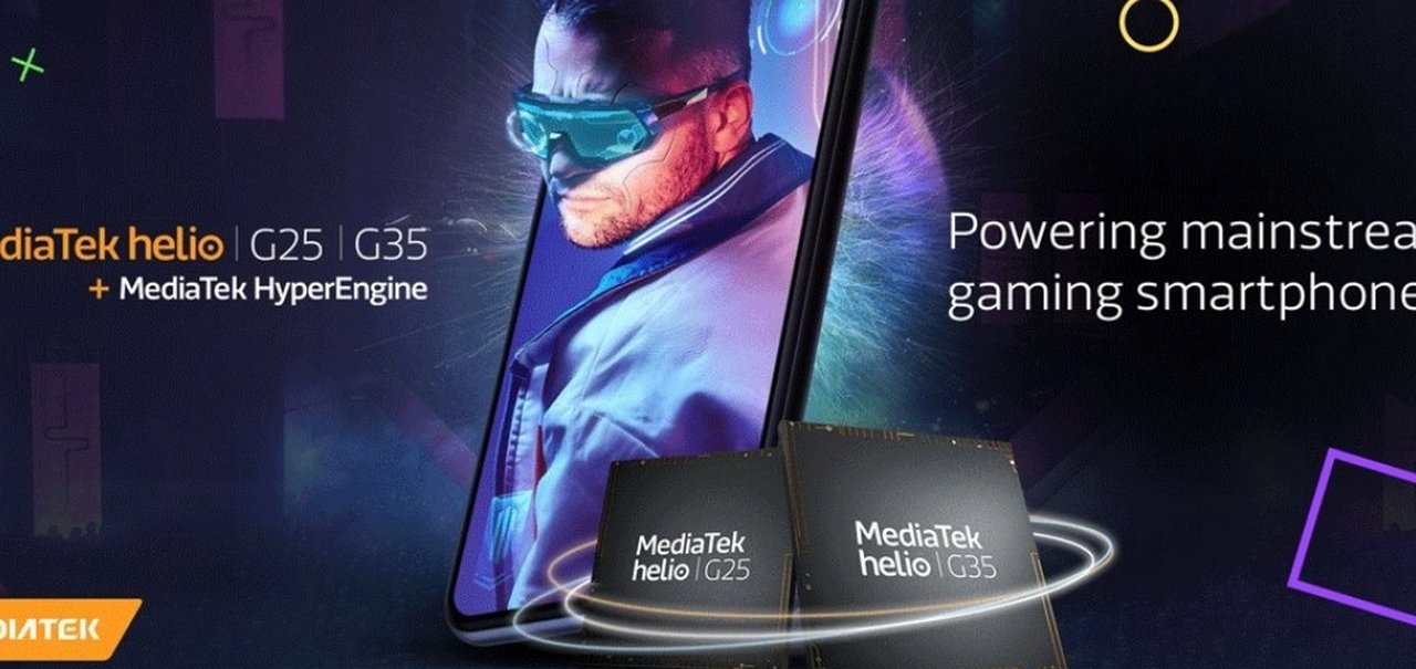 MediaTek lança chips Helio G35 e G25 para celulares abaixo de US$ 100