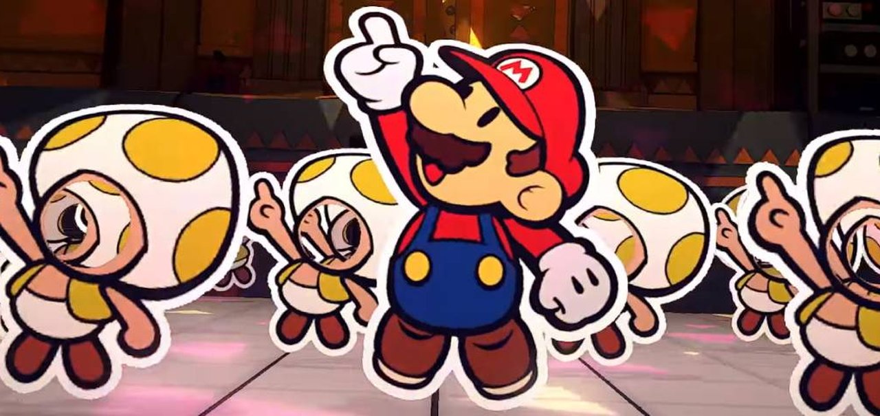 'Paper Mario: The Origami King' ganha gameplay de 10 minutos