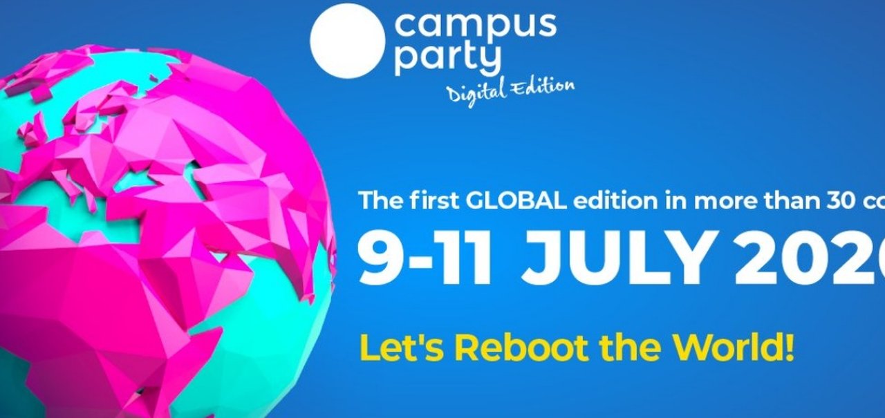 Campus Party 2020 começa hoje com palestras online e gratuitas