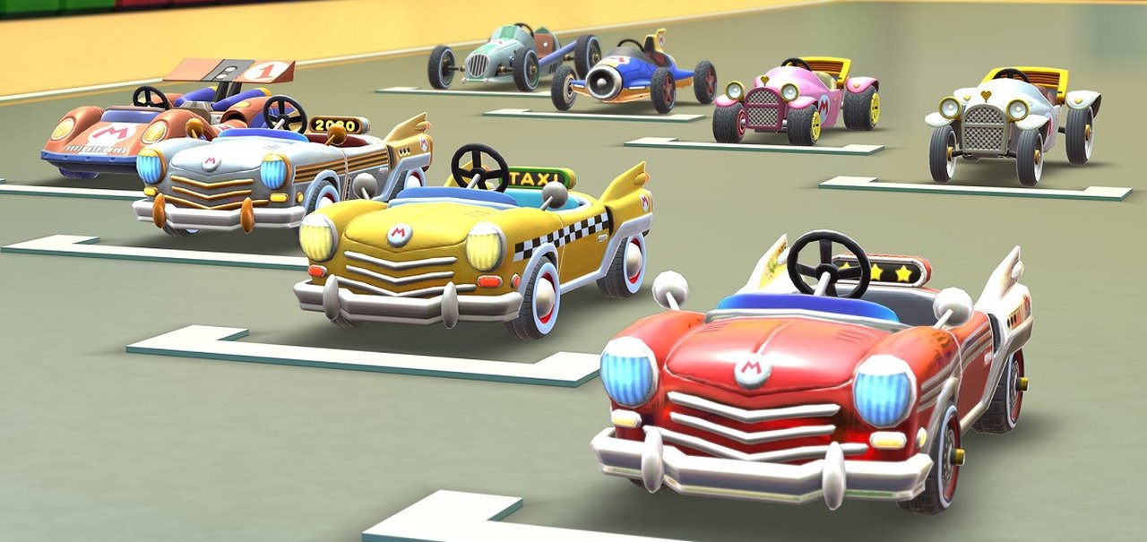 Update de Mario Kart Tour permite jogar modo paisagem