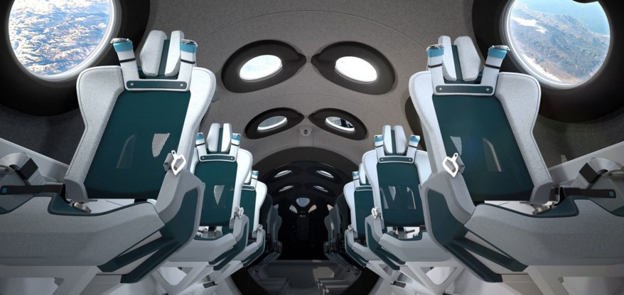 Virgin Galactic apresenta a cabine da nova espaçonave VSS Unity