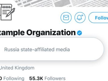 Twitter vai rotular perfis governamentais e de mídias estatais