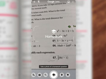 Google Lens ajuda a resolver cálculos de matemática e ciências