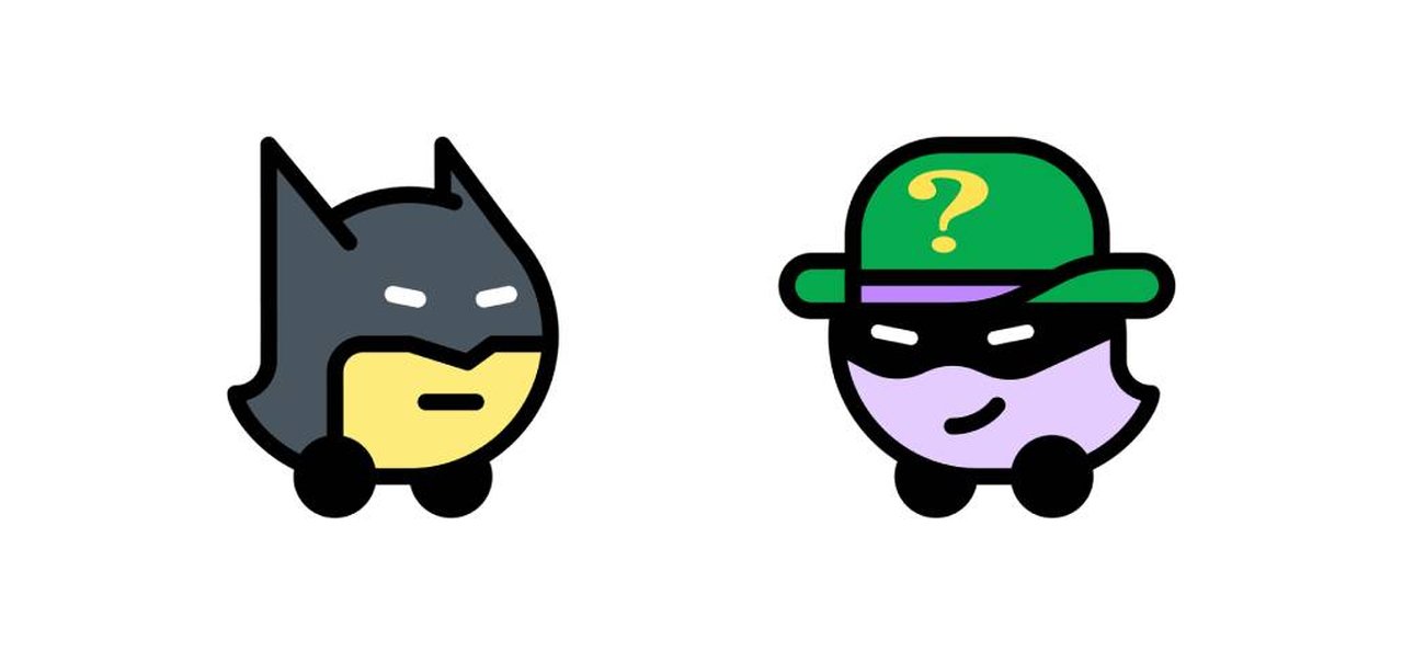 Vozes de Batman e Charada chegam ao Waze também em português