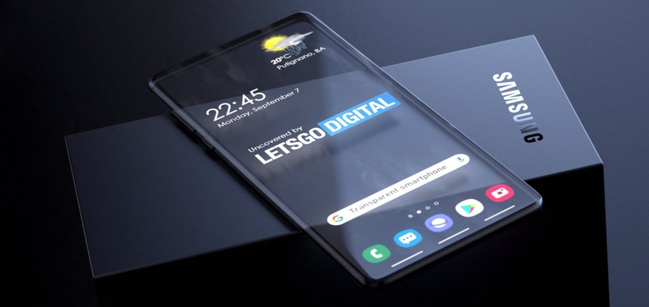 Samsung registra patente de celular com tela transparente