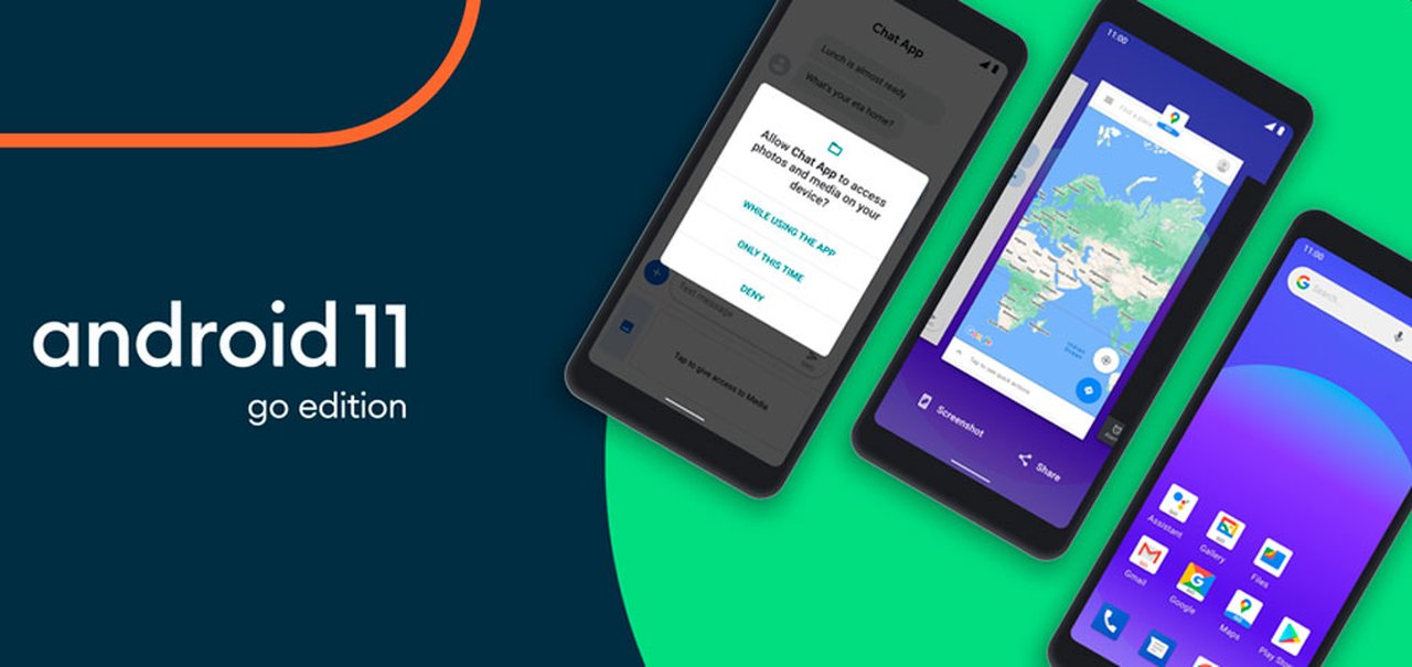 Android 11 Go é lançado e abre apps 20% mais rápido em celulares básicos