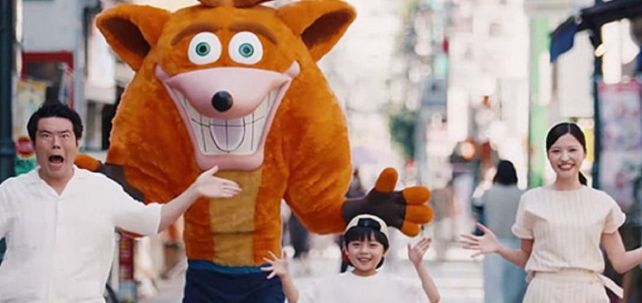 Japão lança trailer live-action hilário de Crash Bandicoot 4