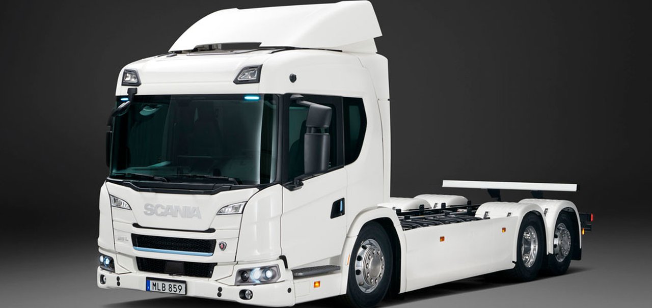 Scania apresenta seu 1º caminhão 100% elétrico