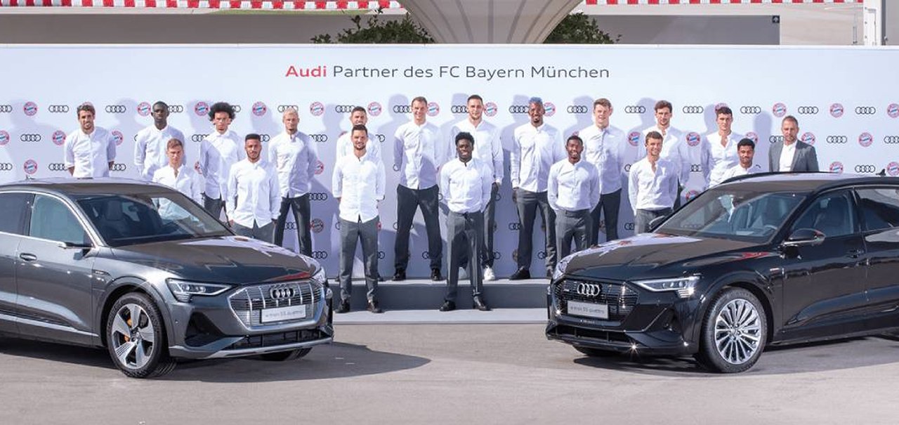 Jogadores do Bayern ganham Audi elétrico; se não usarem, levam multa