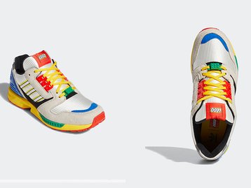 Adidas e LEGO lançam tênis inspirado nos blocos de montar