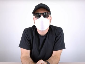 Máscara oficial da Apple aparece em vídeo de unboxing