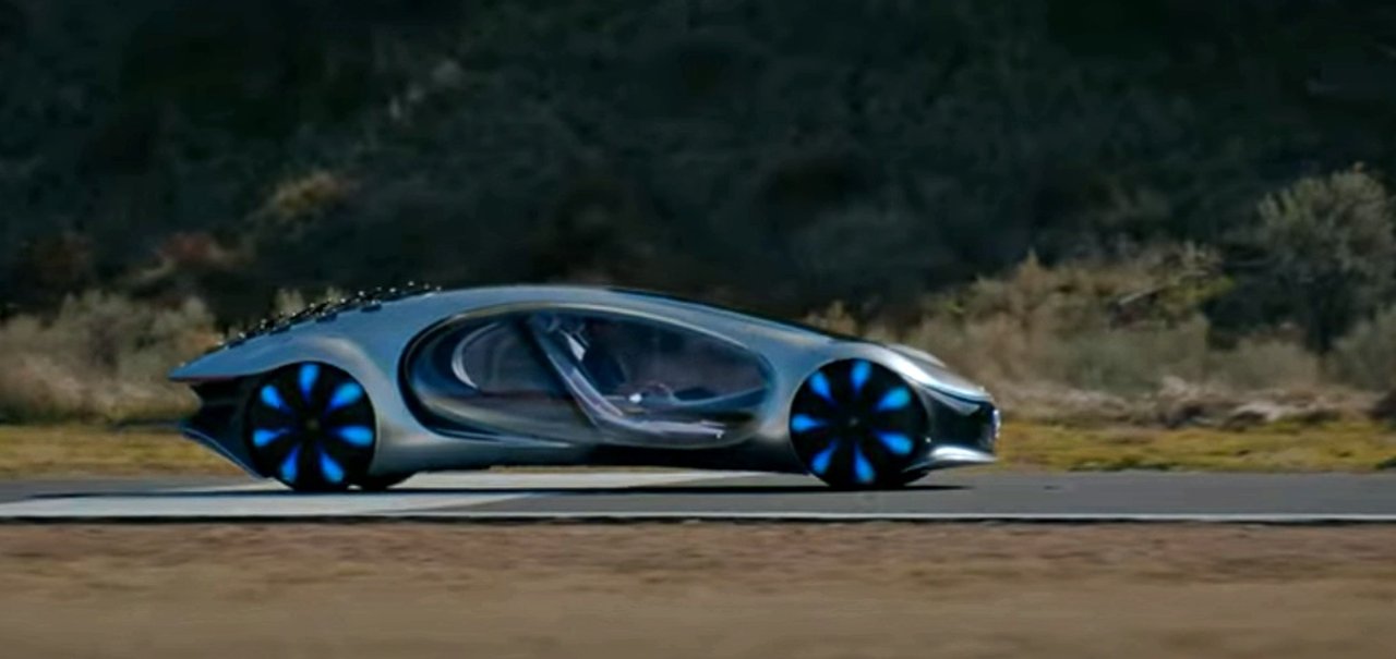 Mercedes lança protótipo de elétrico inspirado no filme 'Avatar'