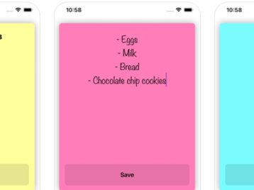 Coloque 'post-its' na tela do seu iPhone com o app Sticky Widgets