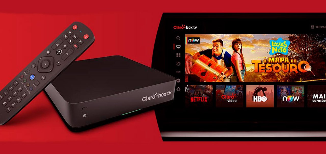 Claro Box TV chega com canais ao vivo pela internet e app da Netflix