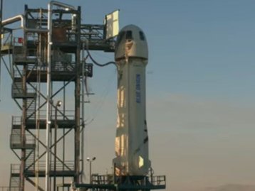 Blue Origin lança foguete New Shepard com sucesso pela 7ª vez