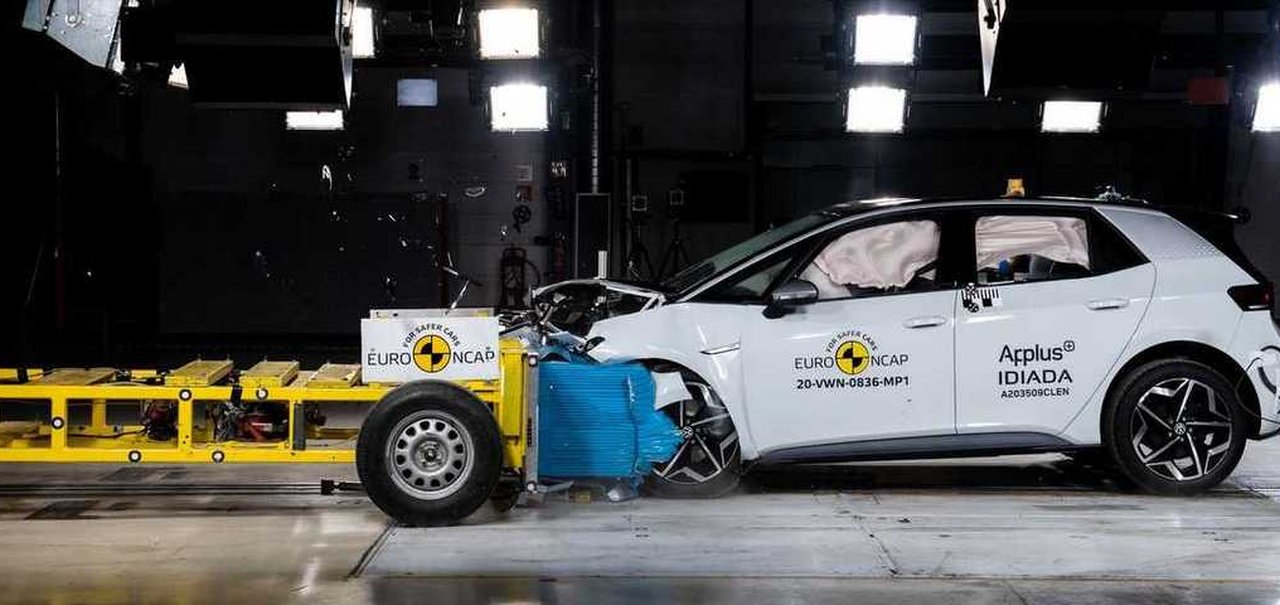 Elétrico ID.3 da Volkswagen ganha 5 estrelas no Euro NCAP [vídeo]