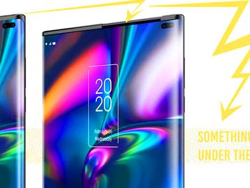 Smartphone da TCL com tela que se enrola aparece em vídeo