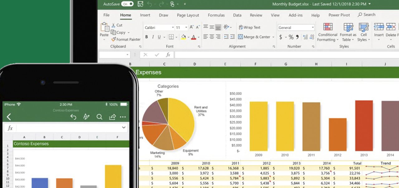 Microsoft Excel terá células com dados customizados