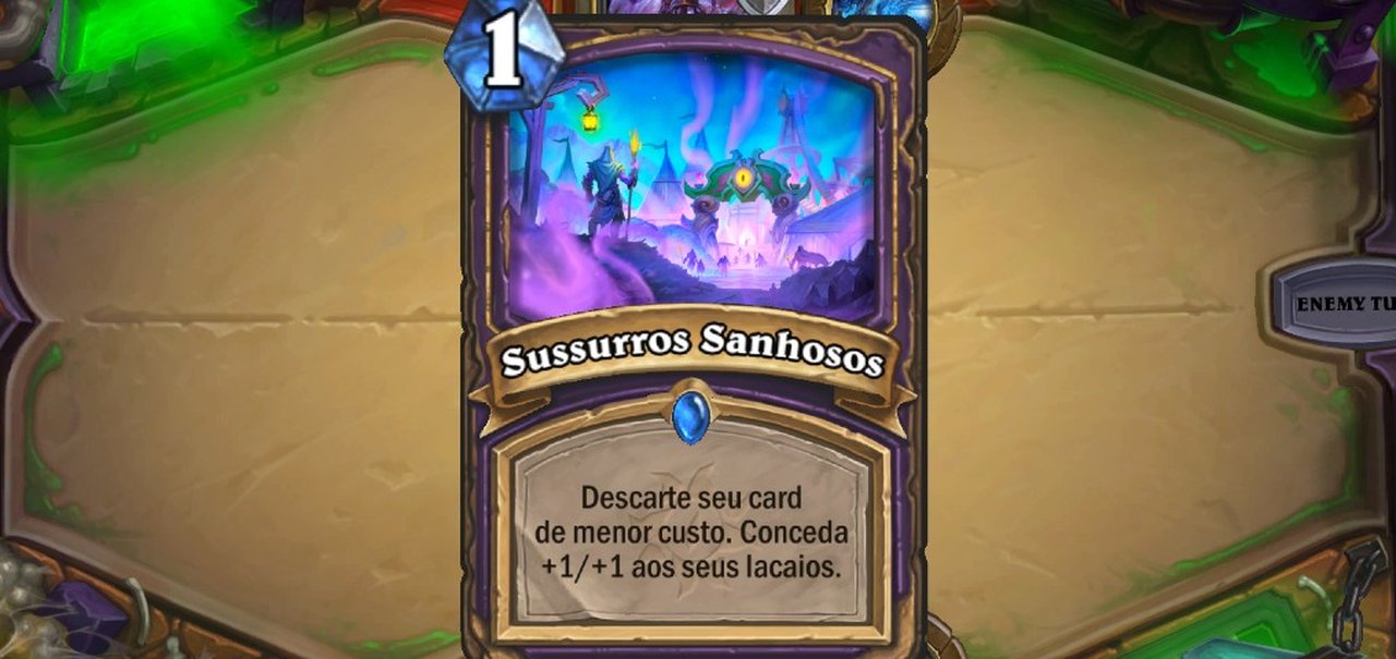 Hearthstone: conheça Sussurros Sanhosos, o novo card do game!