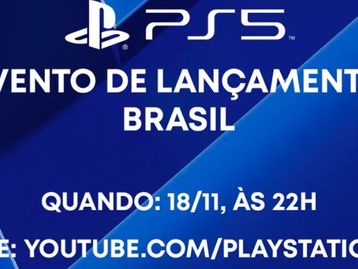 PS5: Sony fará live de lançamento nacional do console