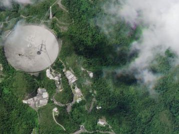 Observatório de Arecibo corre o risco de desabar