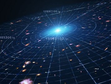 Luz de astros distantes é usada para medir a expansão do cosmos